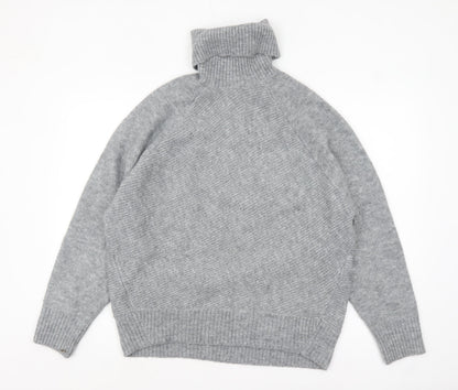 Womens UK Size M Mango Grey Pullover Jumper