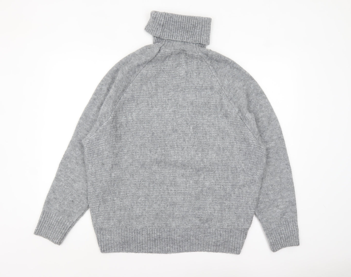 Womens UK Size M Mango Grey Pullover Jumper