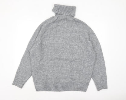 Womens UK Size M Mango Grey Pullover Jumper