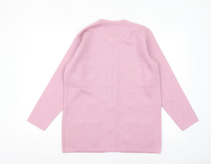 Womens UK Size S Paramour Pink Cardigan Jumper