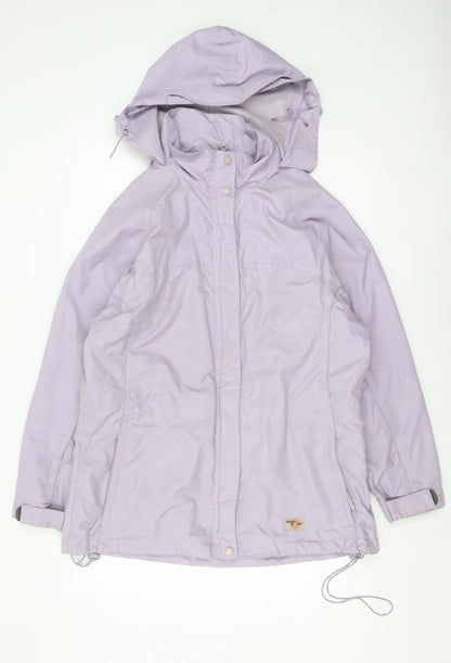 Arctic Storm Women’s Purple Waterproof Hooded Rain Jacket L