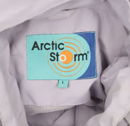 Arctic Storm Women’s Purple Waterproof Hooded Rain Jacket L