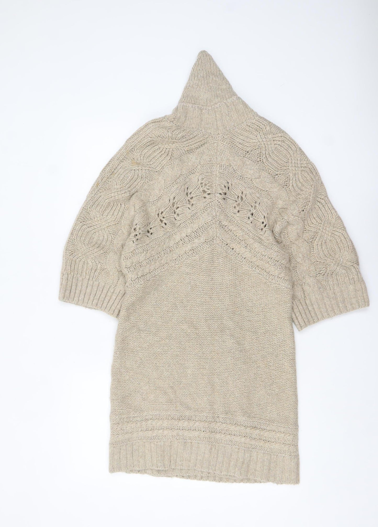 Womens UK Size M Monsoon Beige Cardigan Jumper