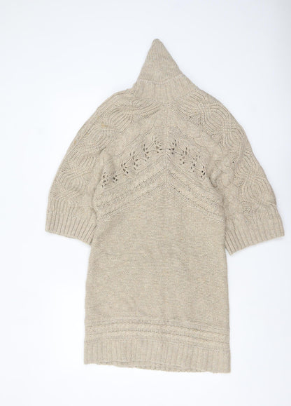 Womens UK Size M Monsoon Beige Cardigan Jumper