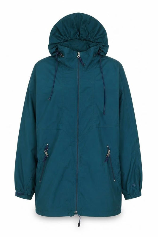 EMS Women's Green L Anorak Hooded Full Zip Outdoor Jacket