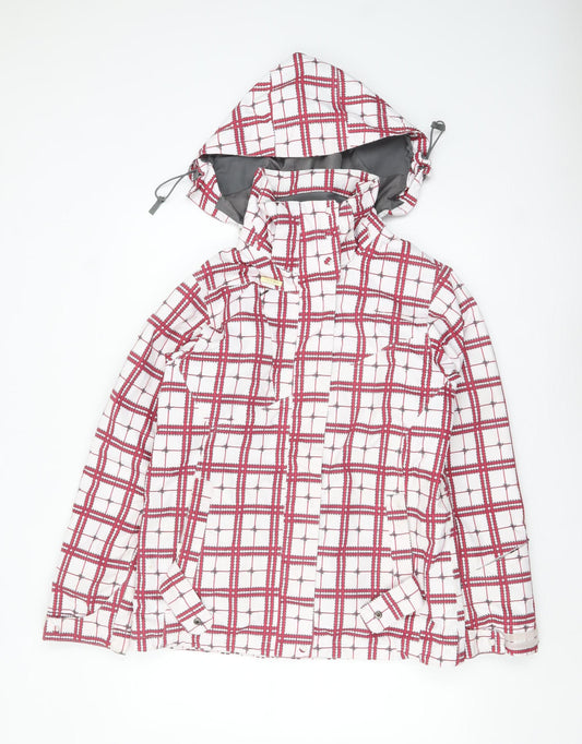 Womens UK Size 10 Rojo White Ski Jacket
