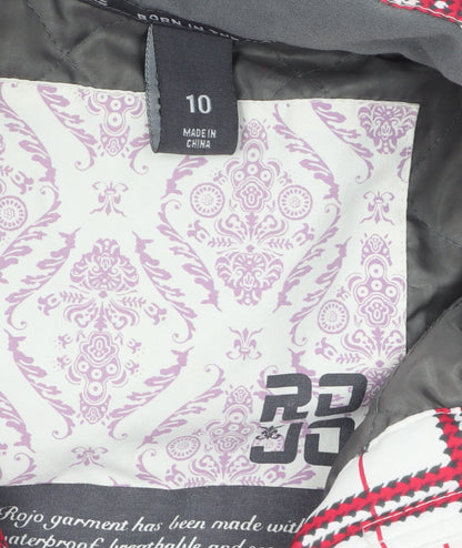 Womens UK Size 10 Rojo White Ski Jacket