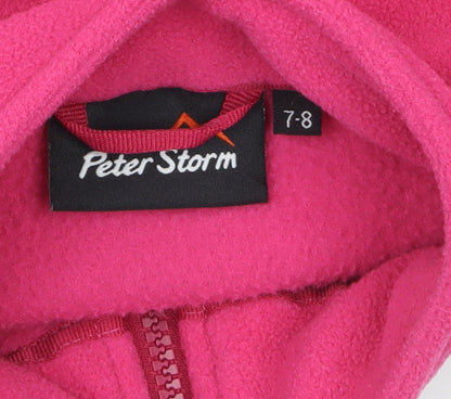 Girls UK Size 7-8 Years Peter Storm Pink Basic Jacket