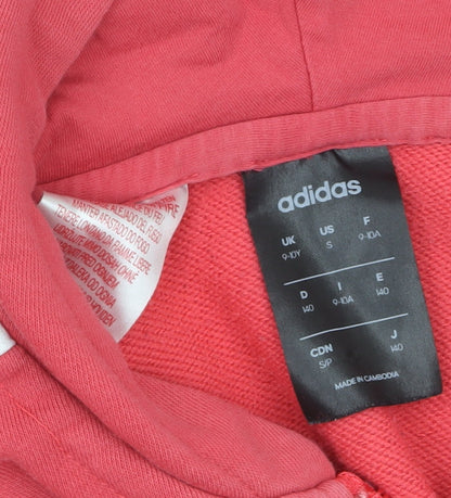 Girls UK Size 9-10 Years adidas Pink Full Zip Hoodie