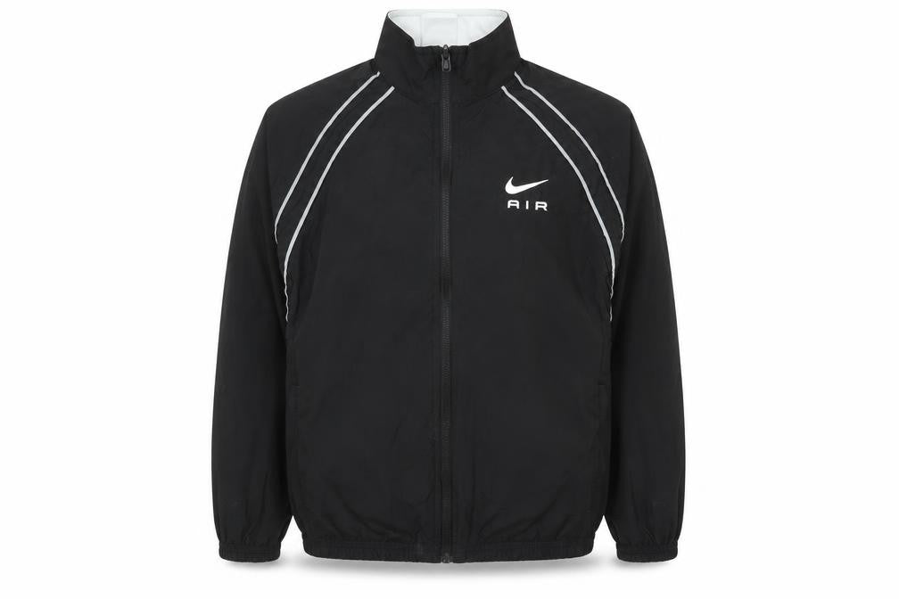 Nike Boys Black Air Track Jacket 11-12 Years Lightweight Zip Sportswear