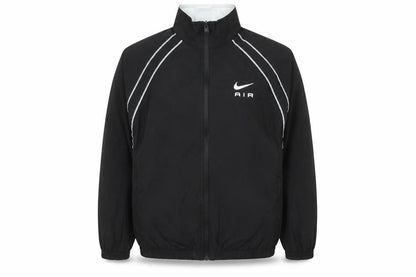 Nike Boys Black Air Track Jacket 11-12 Years Lightweight Zip Sportswear