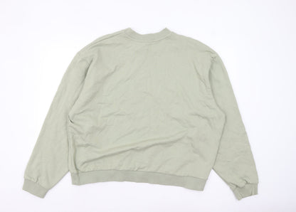 Mens UK Size XL boohooMAN Green Pullover Sweatshirt