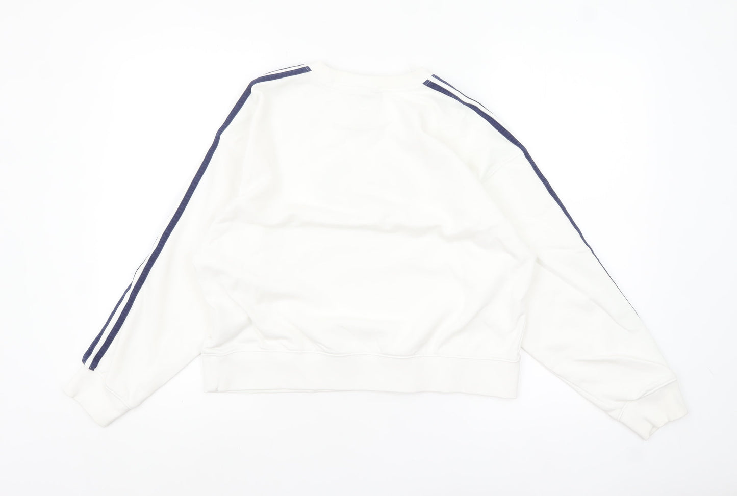 Womens UK Size 10 adidas White Pullover Sweatshirt