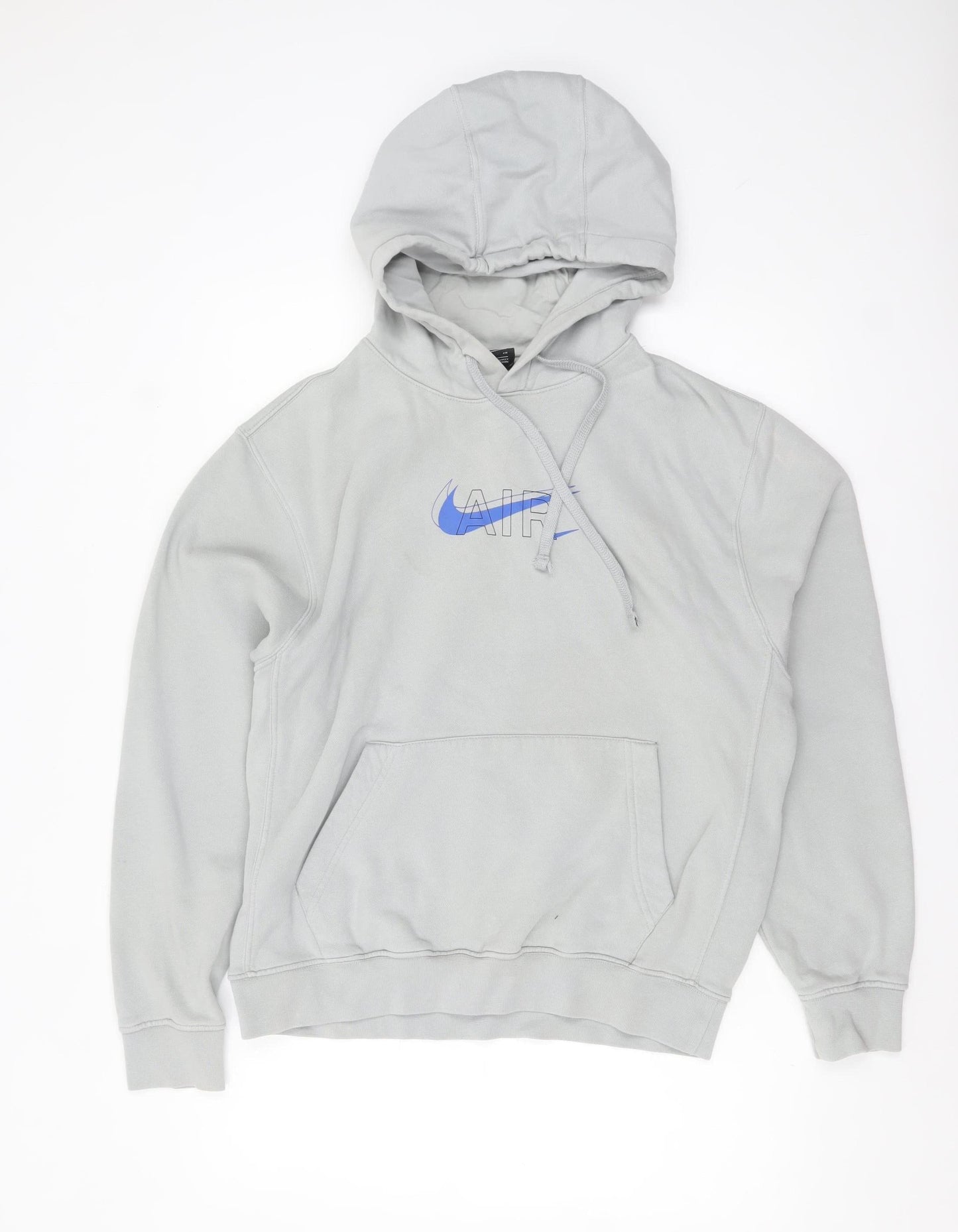 Mens UK Size S Nike Grey Pullover Hoodie