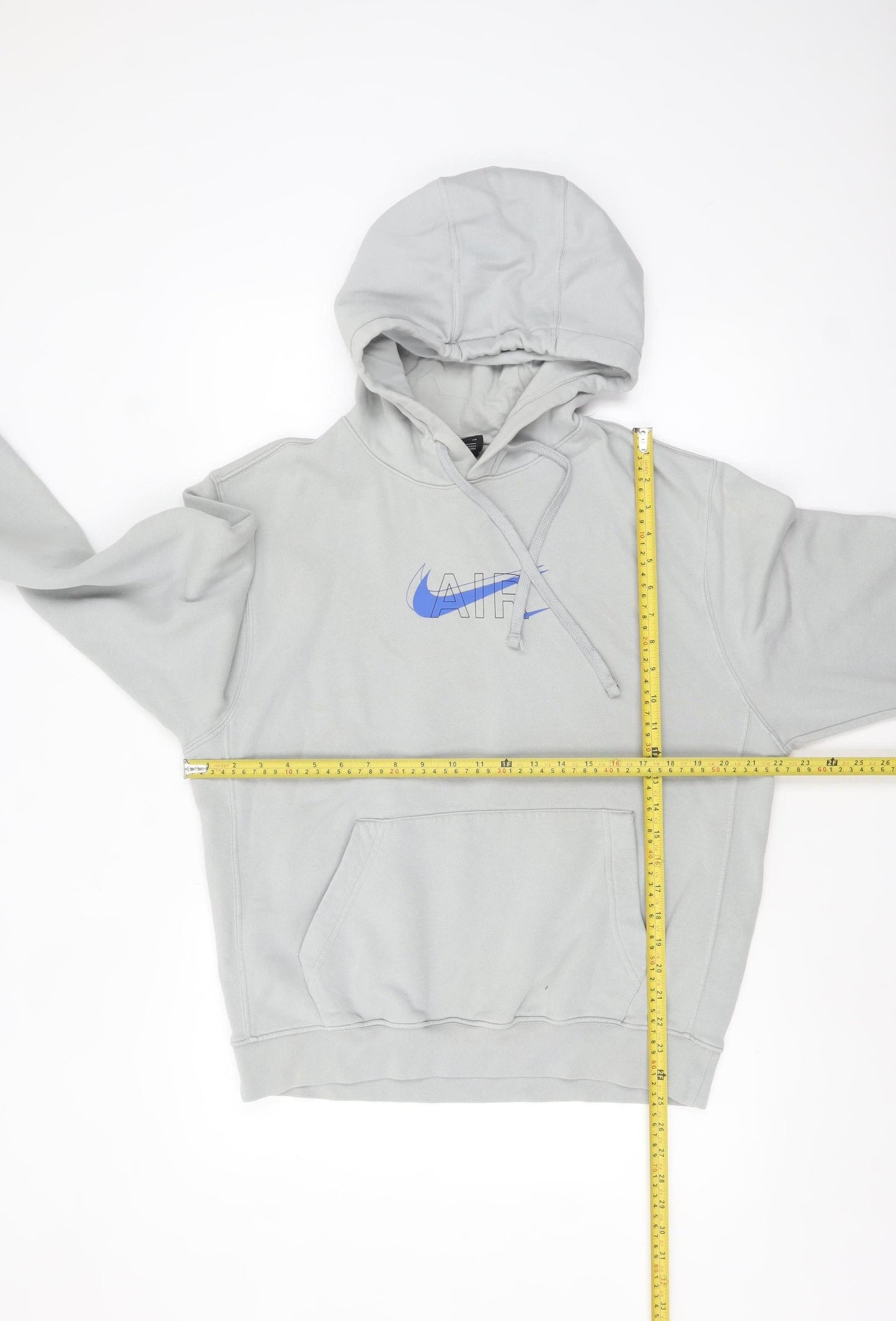 Mens UK Size S Nike Grey Pullover Hoodie