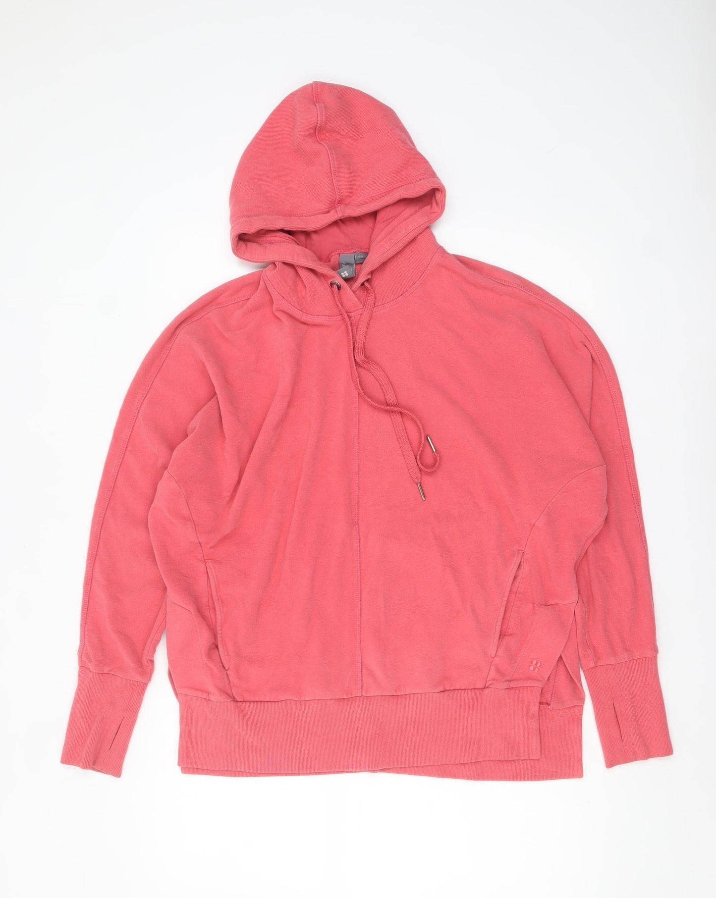 Womens UK Size M Sweaty Betty Pink Pullover Hoodie