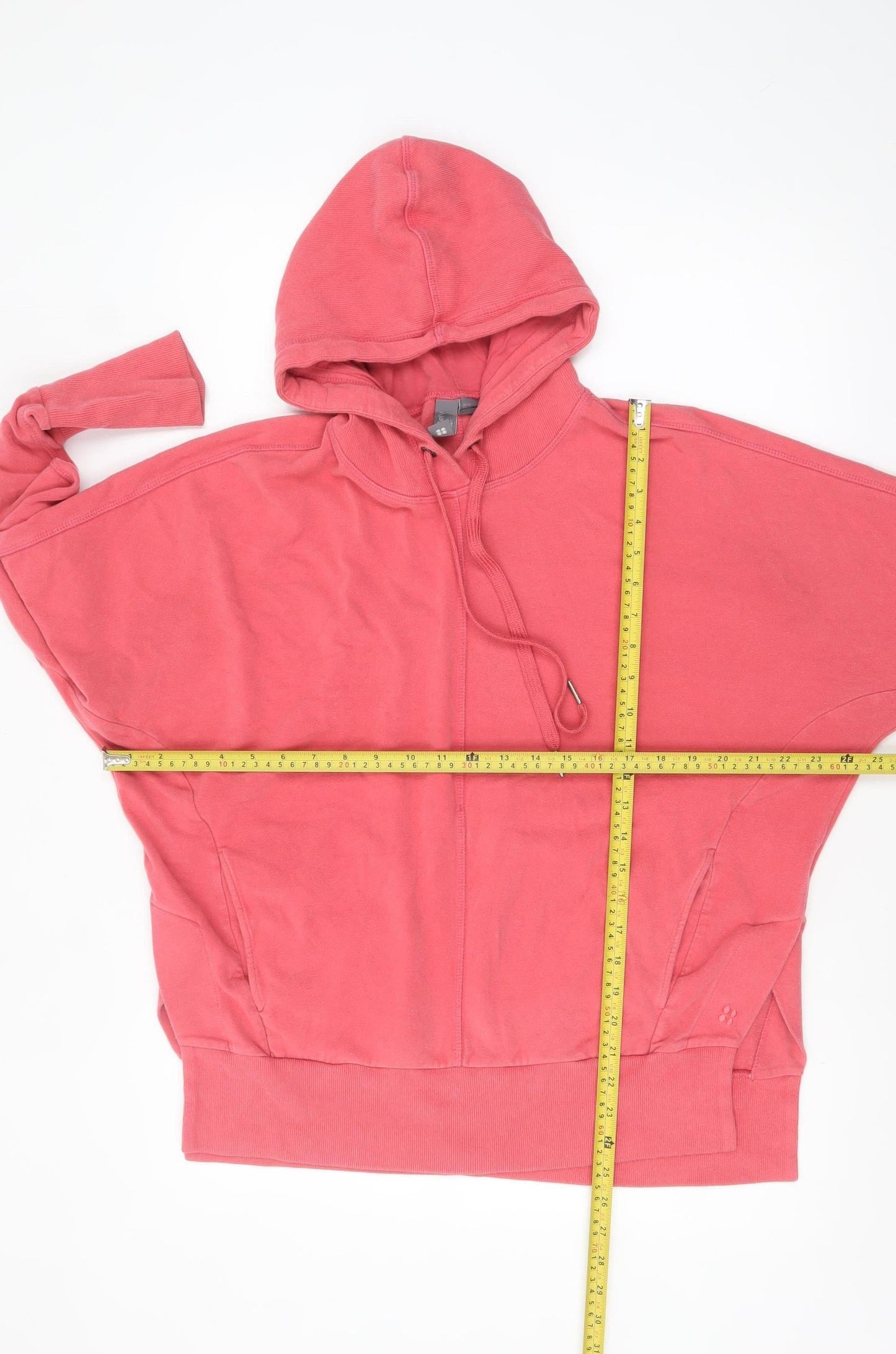 Womens UK Size M Sweaty Betty Pink Pullover Hoodie