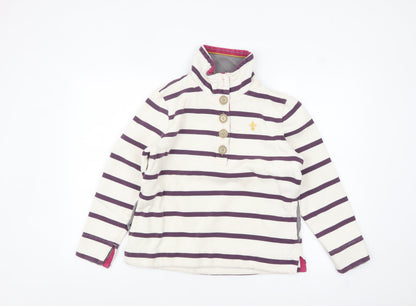 Womens UK Size 12 Toggi Beige Henley Sweatshirt