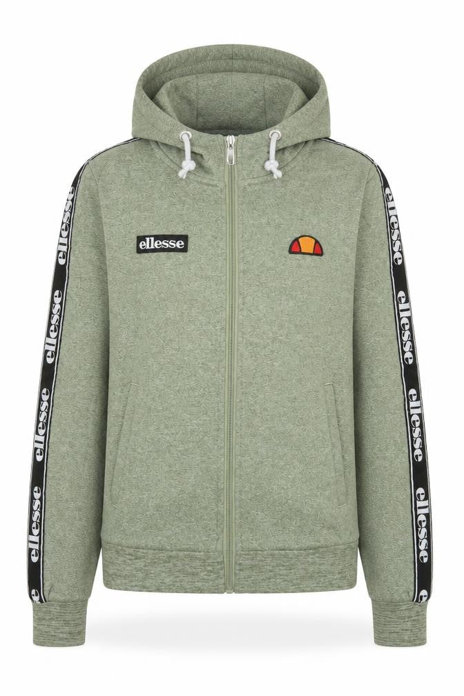 Womens UK Size 8 ellesse Green Full Zip Hoodie