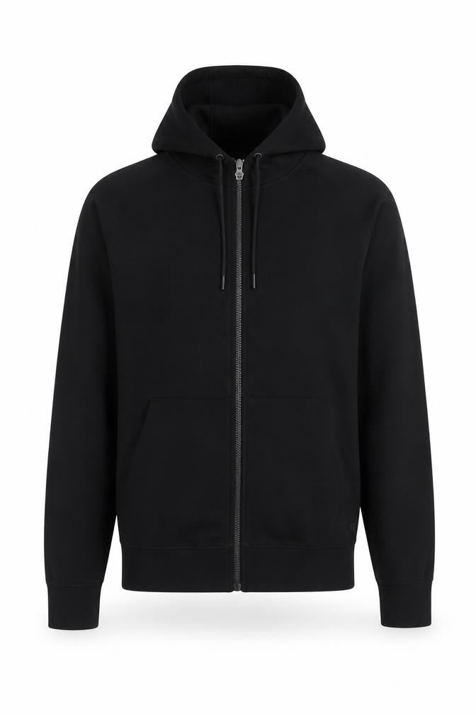Mens UK Size S Marks and Spencer Black Full Zip Hoodie