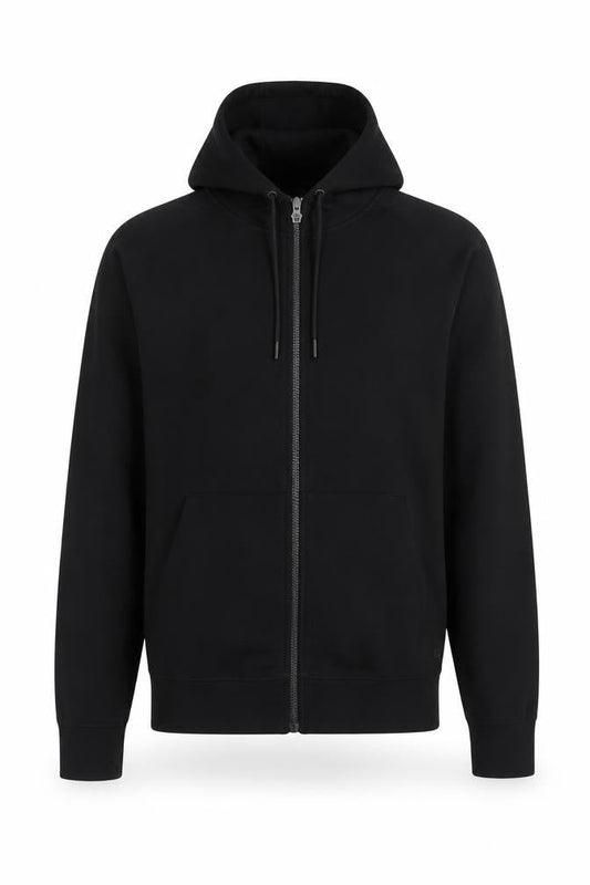 Mens UK Size S Marks and Spencer Black Full Zip Hoodie