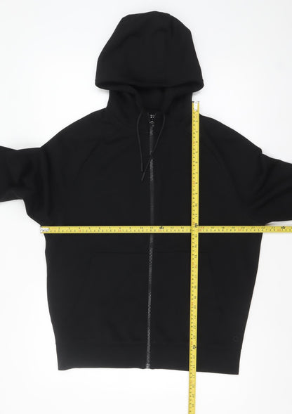 Mens UK Size S Marks and Spencer Black Full Zip Hoodie