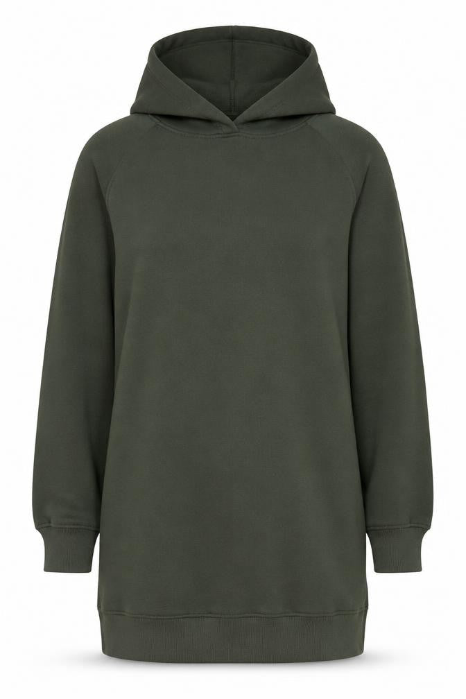 Womens UK Size 10 Threadbare Green Pullover Hoodie