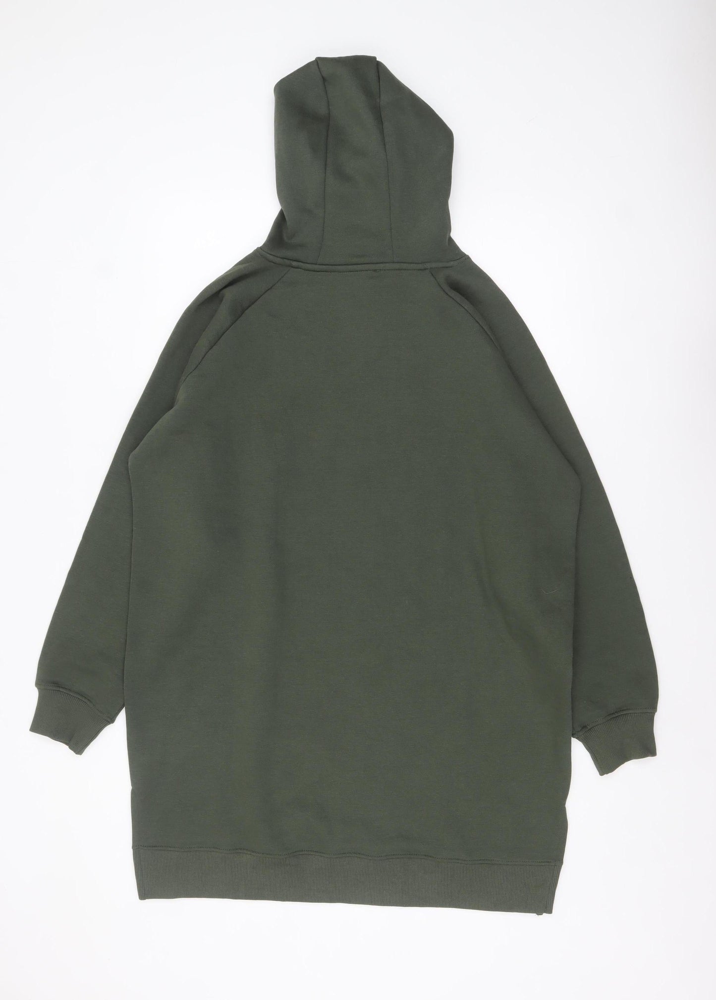 Womens UK Size 10 Threadbare Green Pullover Hoodie
