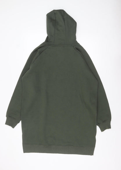 Womens UK Size 10 Threadbare Green Pullover Hoodie