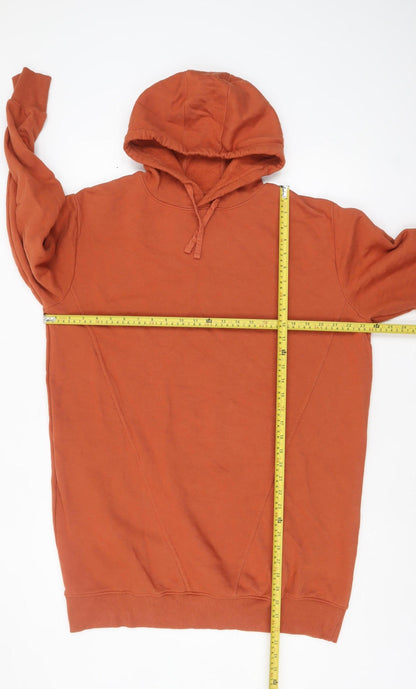 Womens UK Size 12 Threadbare Orange Pullover Hoodie
