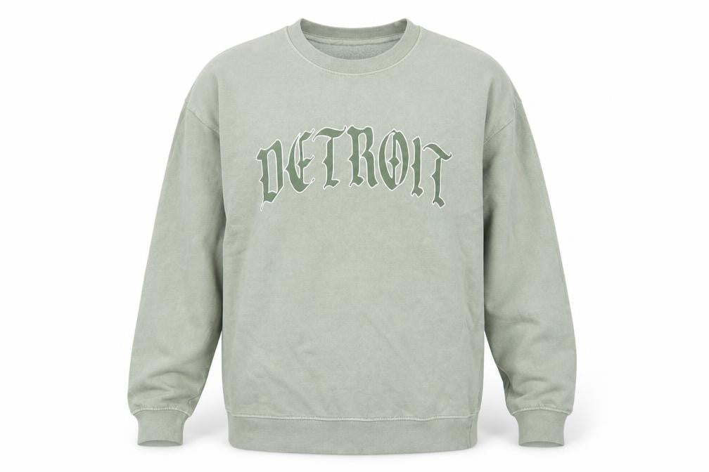 Mens UK Size M PRETTYLITTLETHING Green Pullover Sweatshirt