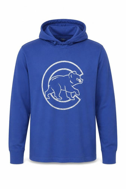 Mens UK Size M 47 Brand Blue Pullover Hoodie