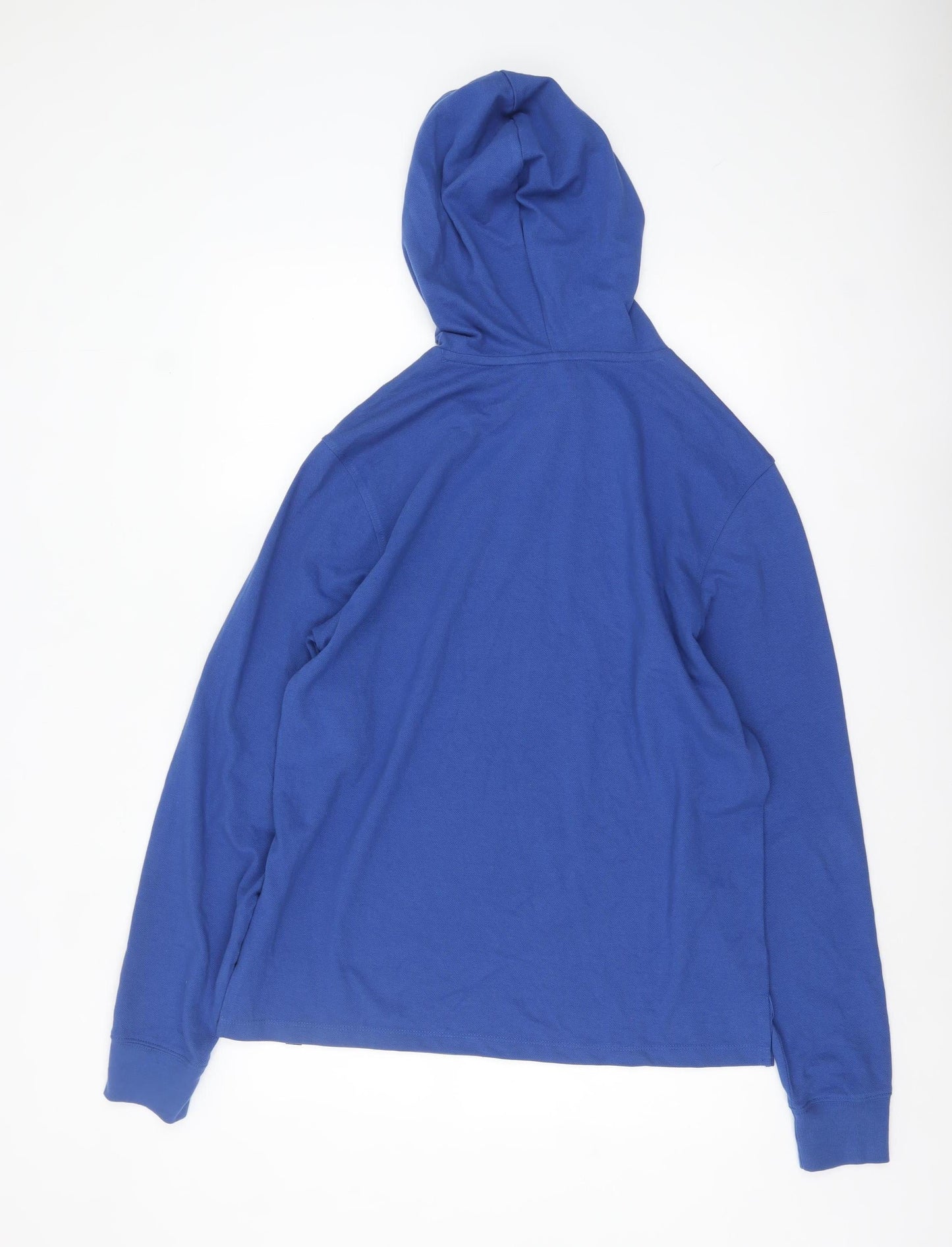 Mens UK Size M 47 Brand Blue Pullover Hoodie