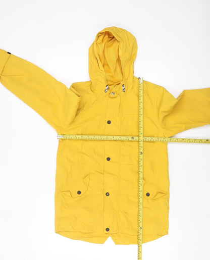 Marks and Spencer Girls Yellow Hooded Parka Coat 11-12 Years