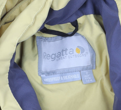 Mens UK Size S Regatta Yellow Rain Coat