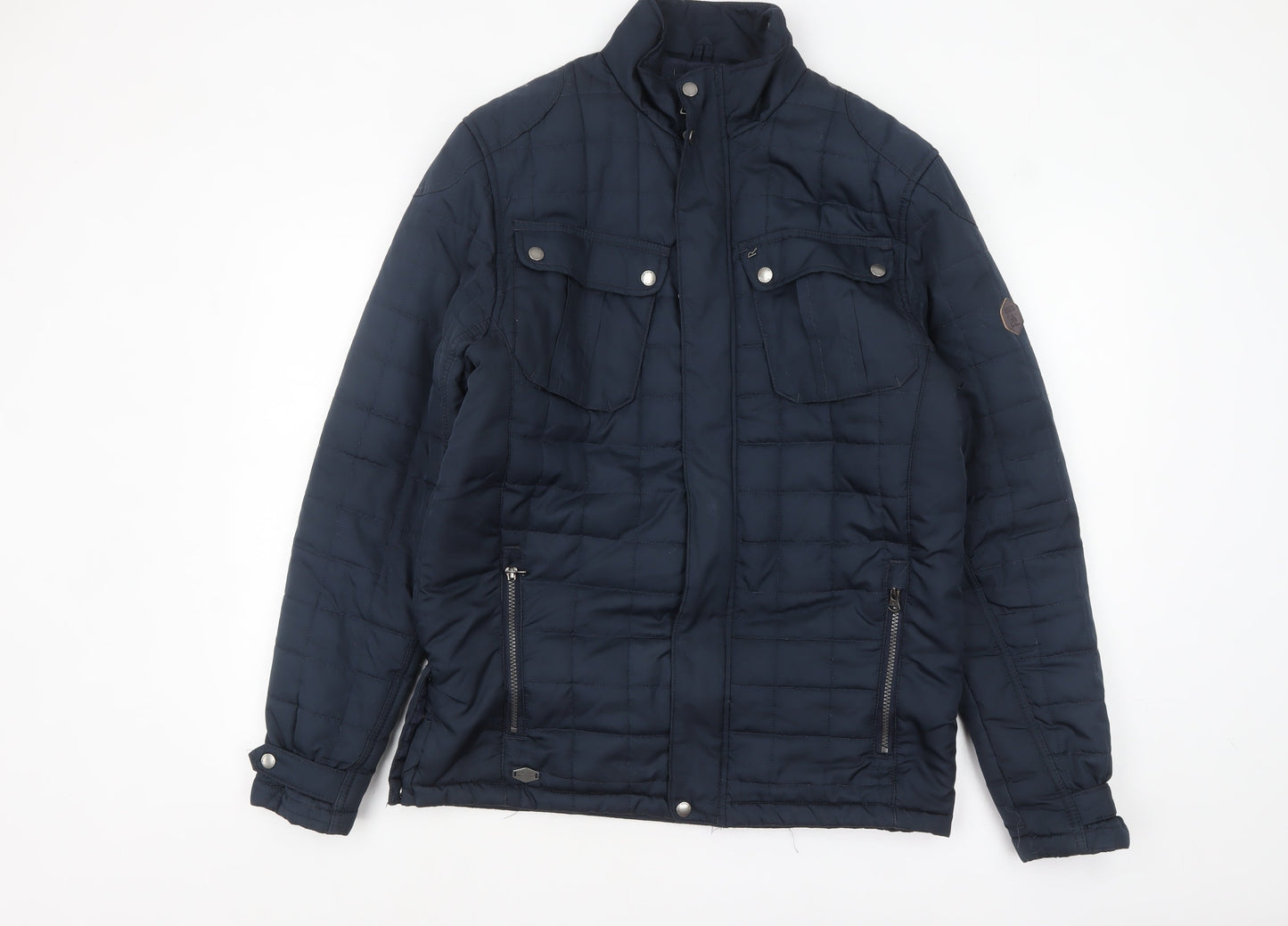 Mens UK Size S Regatta Blue Quilted Coat