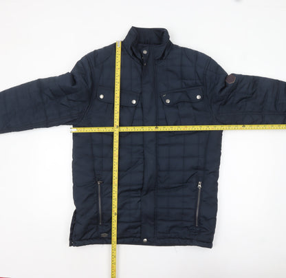 Mens UK Size S Regatta Blue Quilted Coat