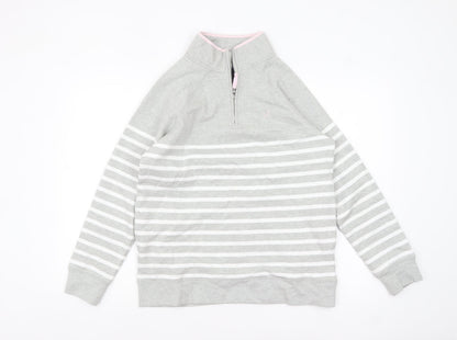 Womens UK Size 12 Crew Clothing Company Grey Pullover Sweatshirt