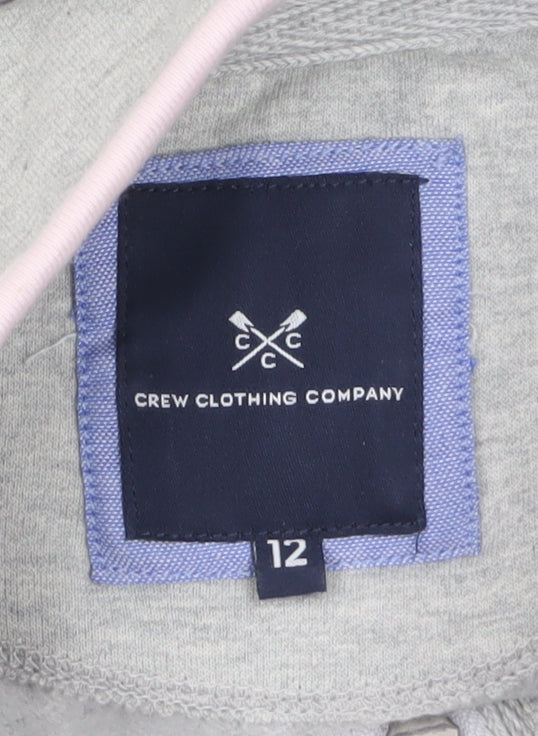 Womens UK Size 12 Crew Clothing Company Grey Pullover Sweatshirt
