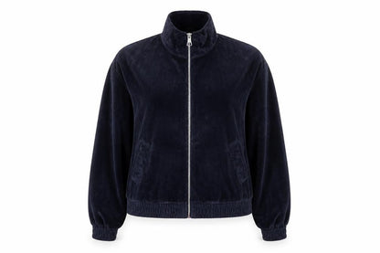 Womens UK Size 16 H&M Blue Bomber Jacket