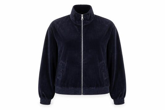 Womens UK Size 16 H&M Blue Bomber Jacket