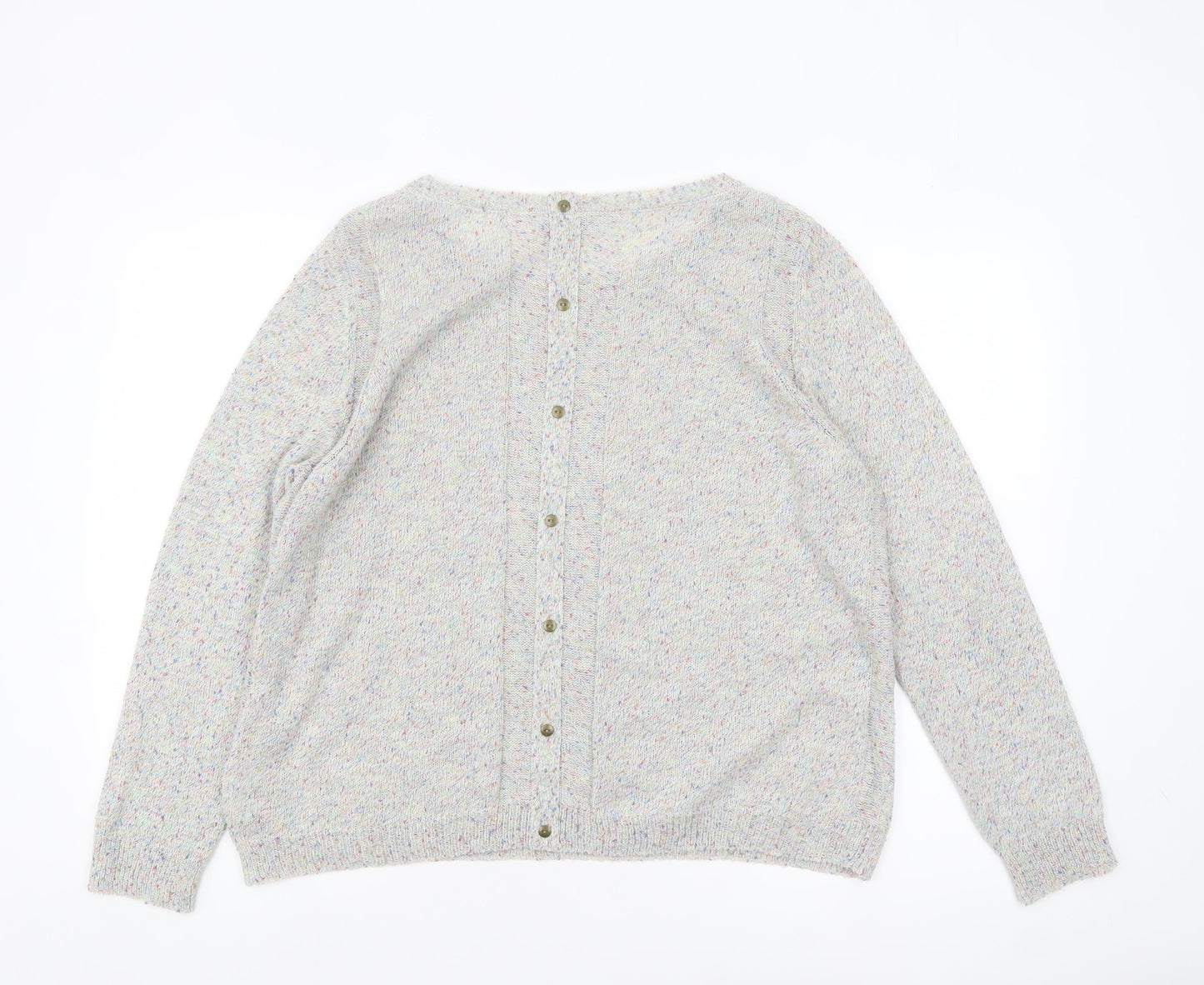 Womens UK Size 18 Marks and Spencer Multicoloured Cardigan Jumper