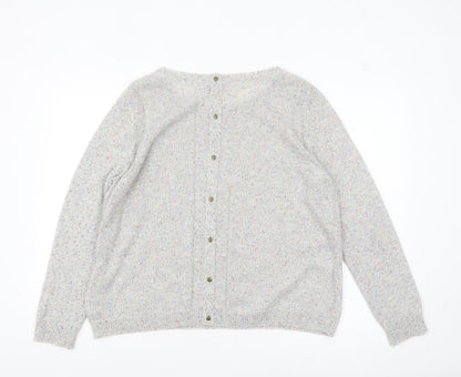 Womens UK Size 18 Marks and Spencer Multicoloured Cardigan Jumper
