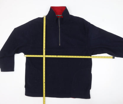Mens UK Size L St. Bernard Blue Pullover Sweatshirt