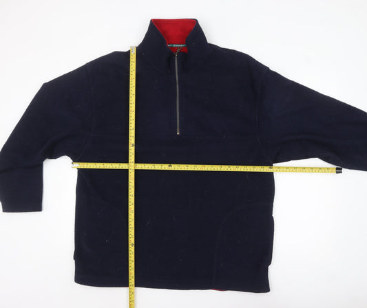 Mens UK Size L St. Bernard Blue Pullover Sweatshirt