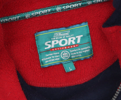 Mens UK Size L St. Bernard Blue Pullover Sweatshirt