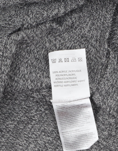 Brave Soul Women's Grey Knit Long Sleeve Pullover Jumper Size L