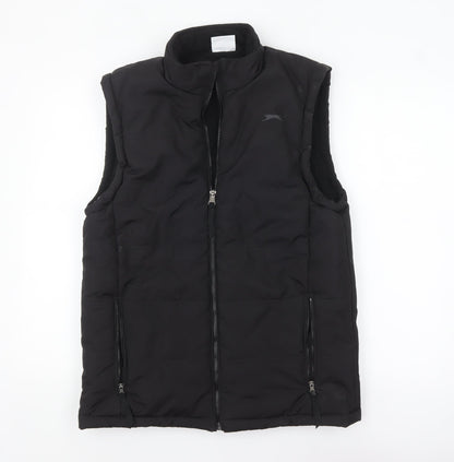 Mens UK Size XS Slazenger Black Puffer Jacket