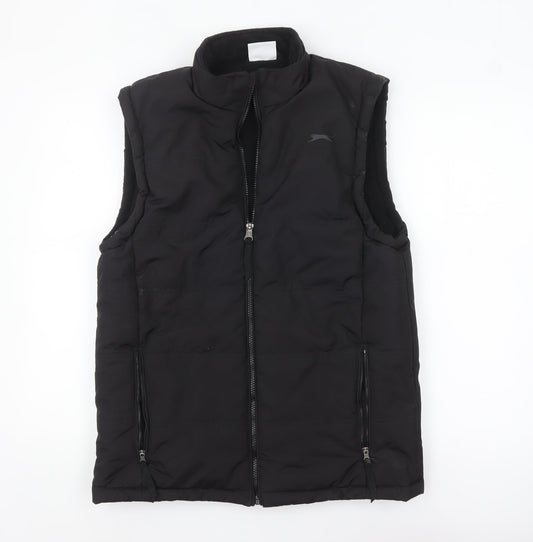 Mens UK Size XS Slazenger Black Puffer Jacket