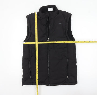 Mens UK Size XS Slazenger Black Puffer Jacket